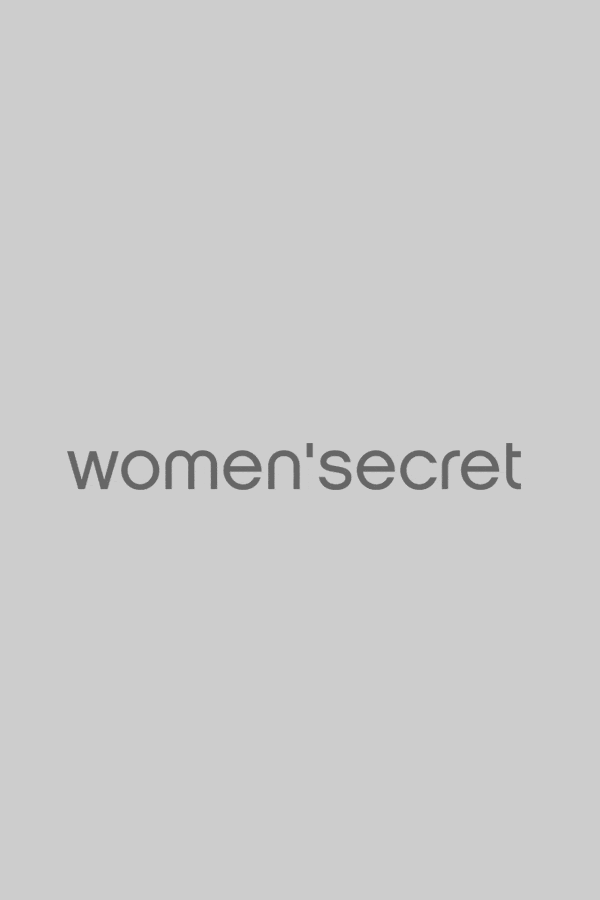 Womensecret Grünes Crop- Top / Oberteil aus Baumwolle Grün